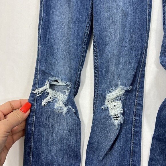 Hollister High Rise‎ Crop Jean Skinny Legging Size 00R W 23 Bundle of 2 pairs - Picture 7 of 10